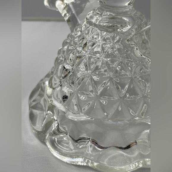 Vintage Imperial‎ #749 Glass Laced Edge Double Light Candlestick Holder Candle - Picture 5 of 8